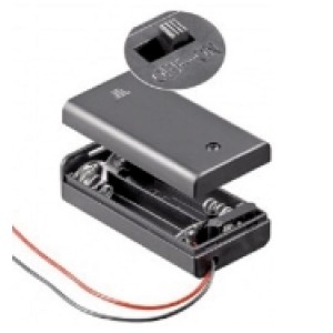 GBC 25.0110.50 - Θήκη Μπαταρίας με Διακόπτη 2xAAA-UM4 Μπαταρίες Onetrade